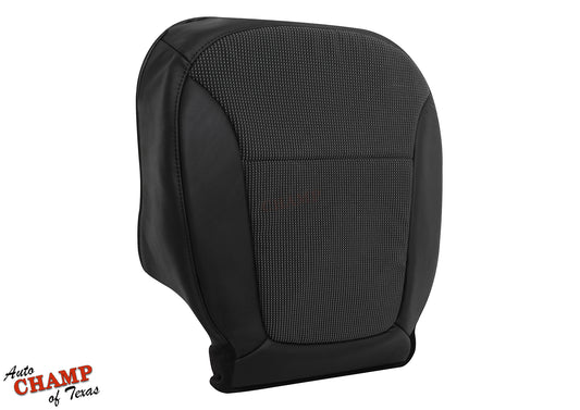 2013 2015 chevy malibu bottom seat cover black cloth leather rear stitching