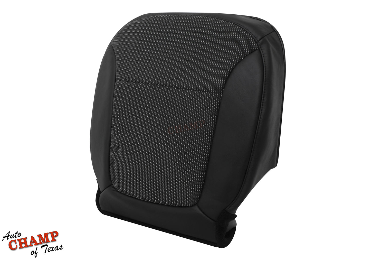 2013 2015 chevy malibu bottom seat cover black cloth leather rear angle