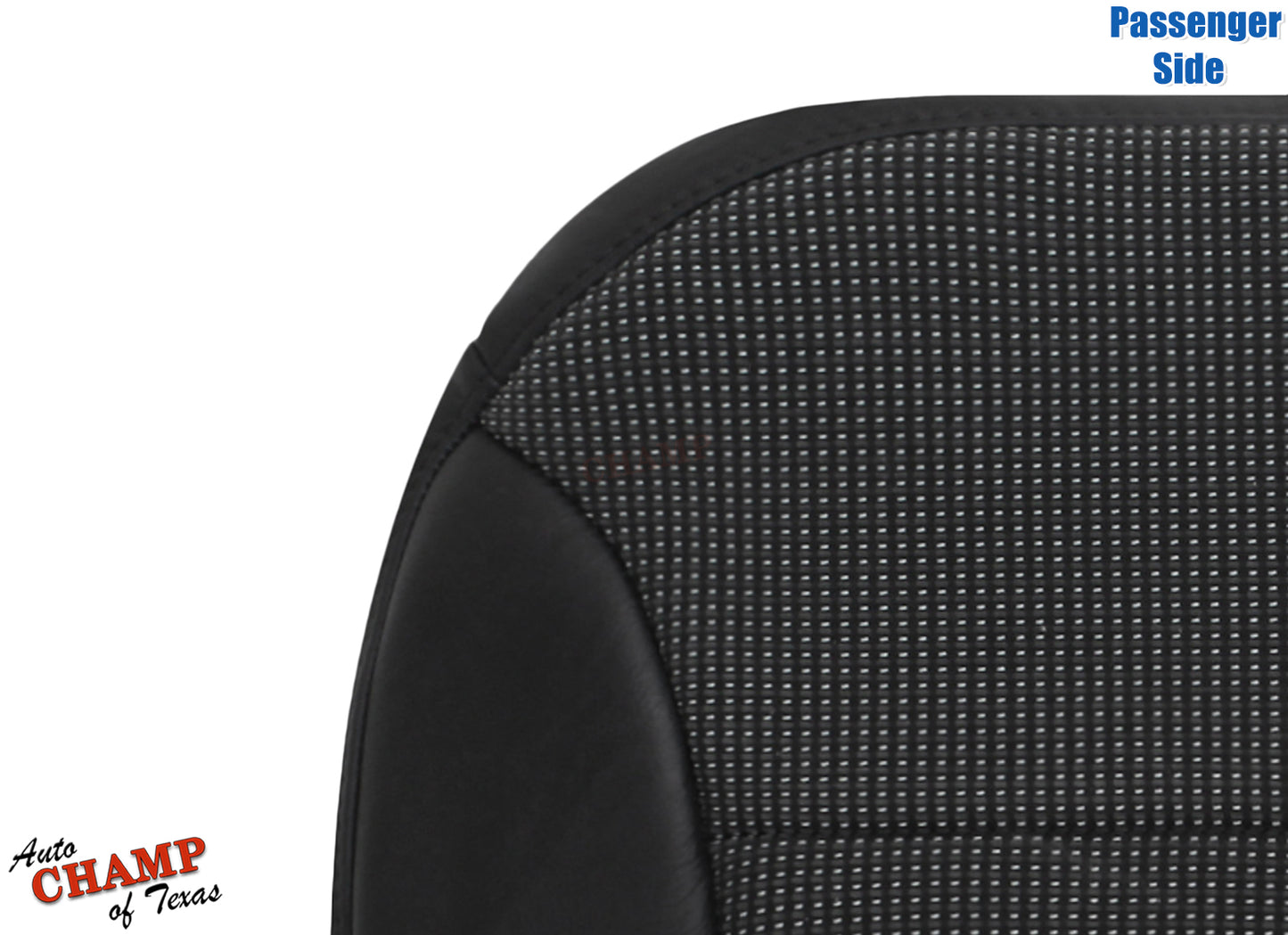 2013 2015 chevy malibu bottom seat cover black cloth leather textured closeup
