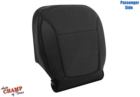 2013 2015 chevy malibu bottom seat cover black cloth leather cushion closeup