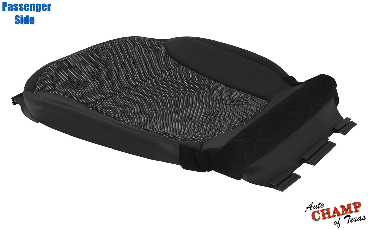 2013 2015 chevy malibu bottom seat cover black cloth leather side angle