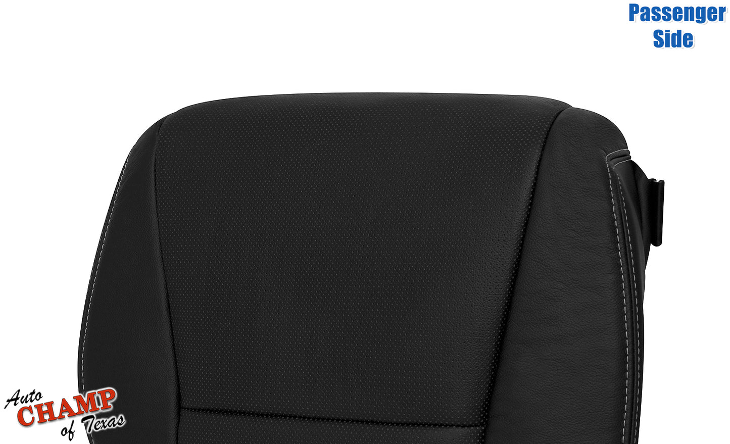 2014 honda accord black with white stitching bottom seat cover
