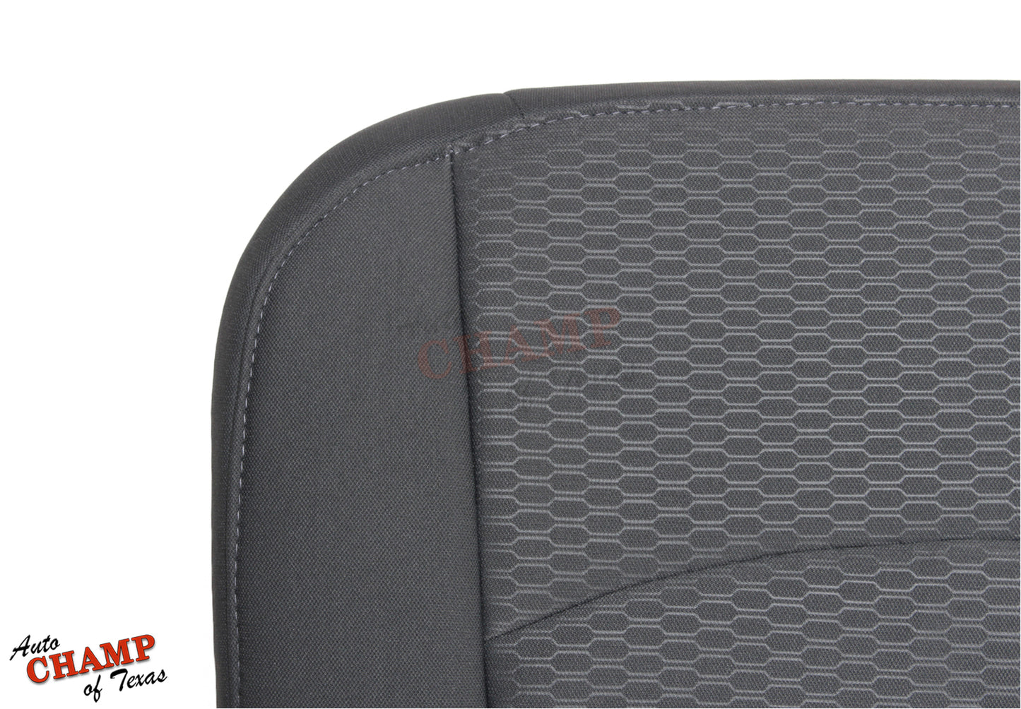 gray cloth seat cover upper corner dodge ram 1500 2500 3500 2013 2018 auto champ of texas