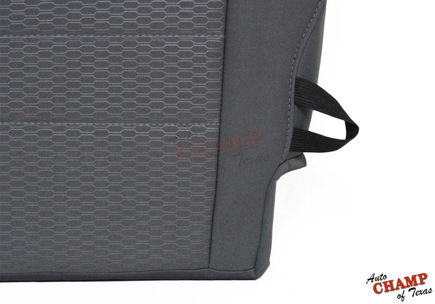 gray cloth seat cover strap detail dodge ram 1500 2500 3500 2013 2018 auto champ of texas