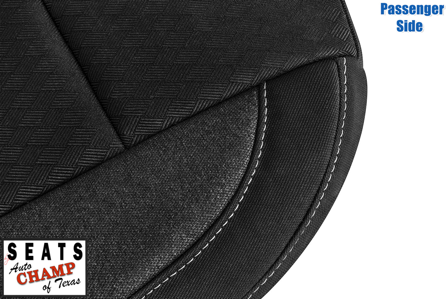2021 2025 chevy tahoe passenger seat cover cloth black replacement