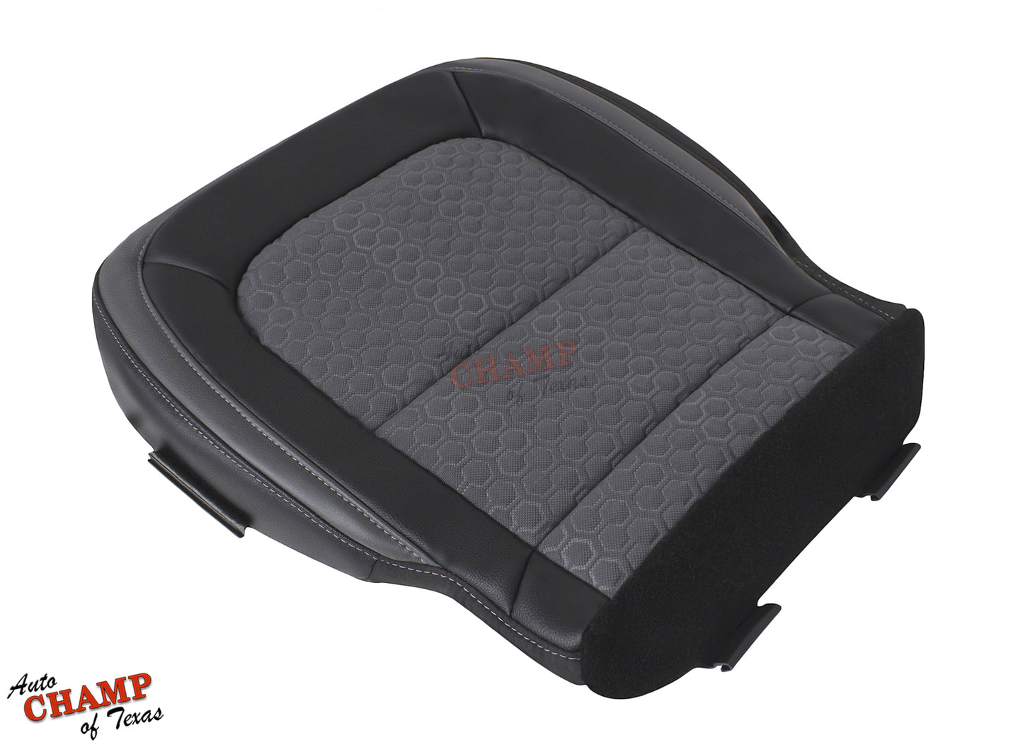 2015 2022 chevy colorado z71 driver bottom seat angled front view jet black dark gray