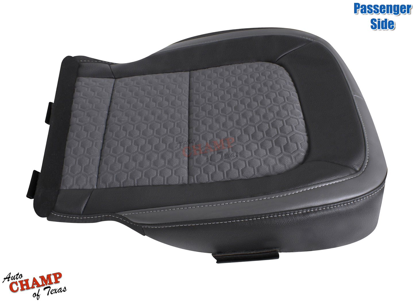 passenger side seat cushion bottom cover 2015 2022 chevy colorado z71 angled view
