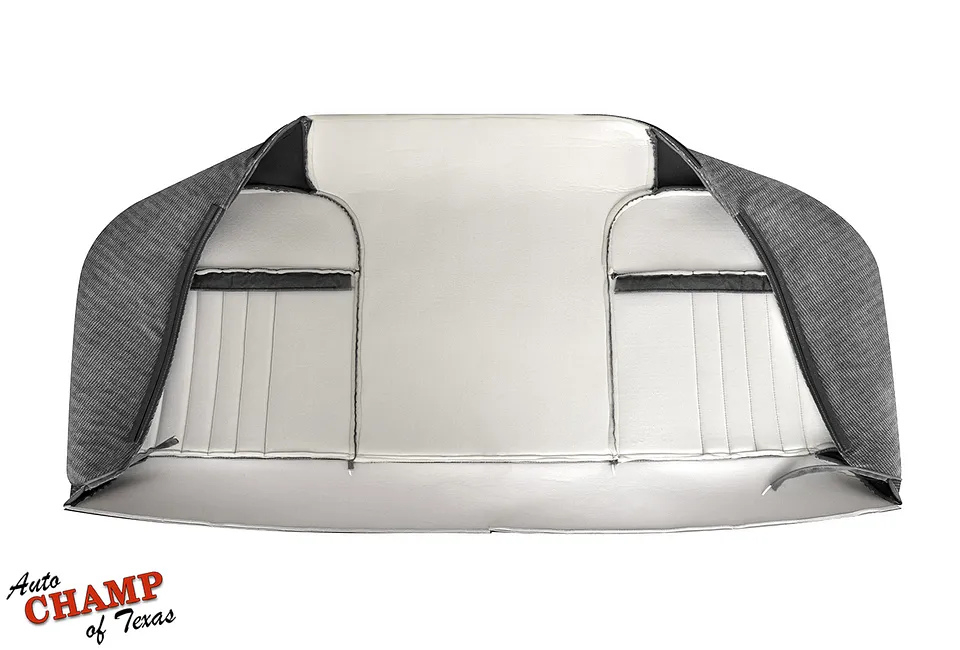 gray cloth replacement seat cover kit for bench