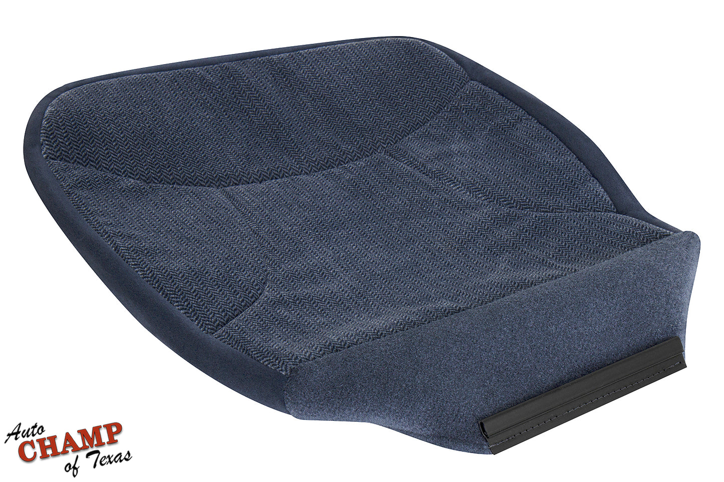 1992-1993 ford bronco xlt passenger side bottom cloth seat cover blue