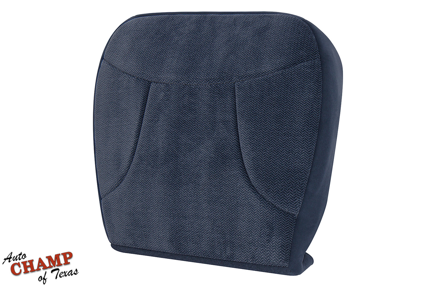 1992-1993 ford bronco xlt driver side bottom cloth seat cover blue