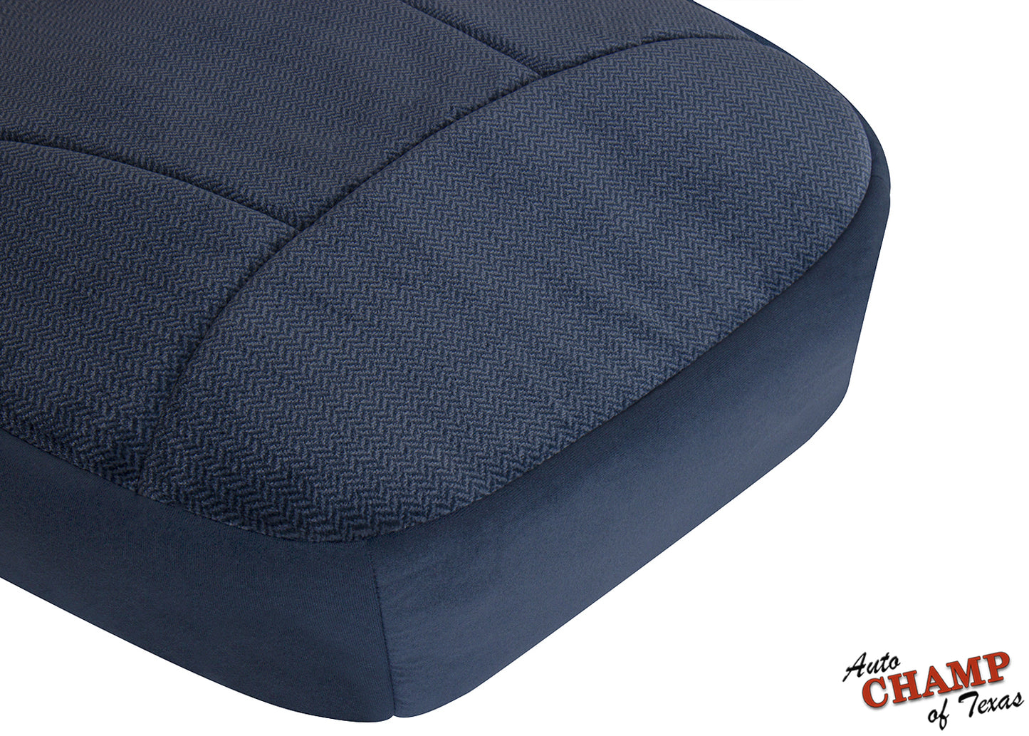 ford bronco xlt driver side bottom cloth seat cover blue replacement