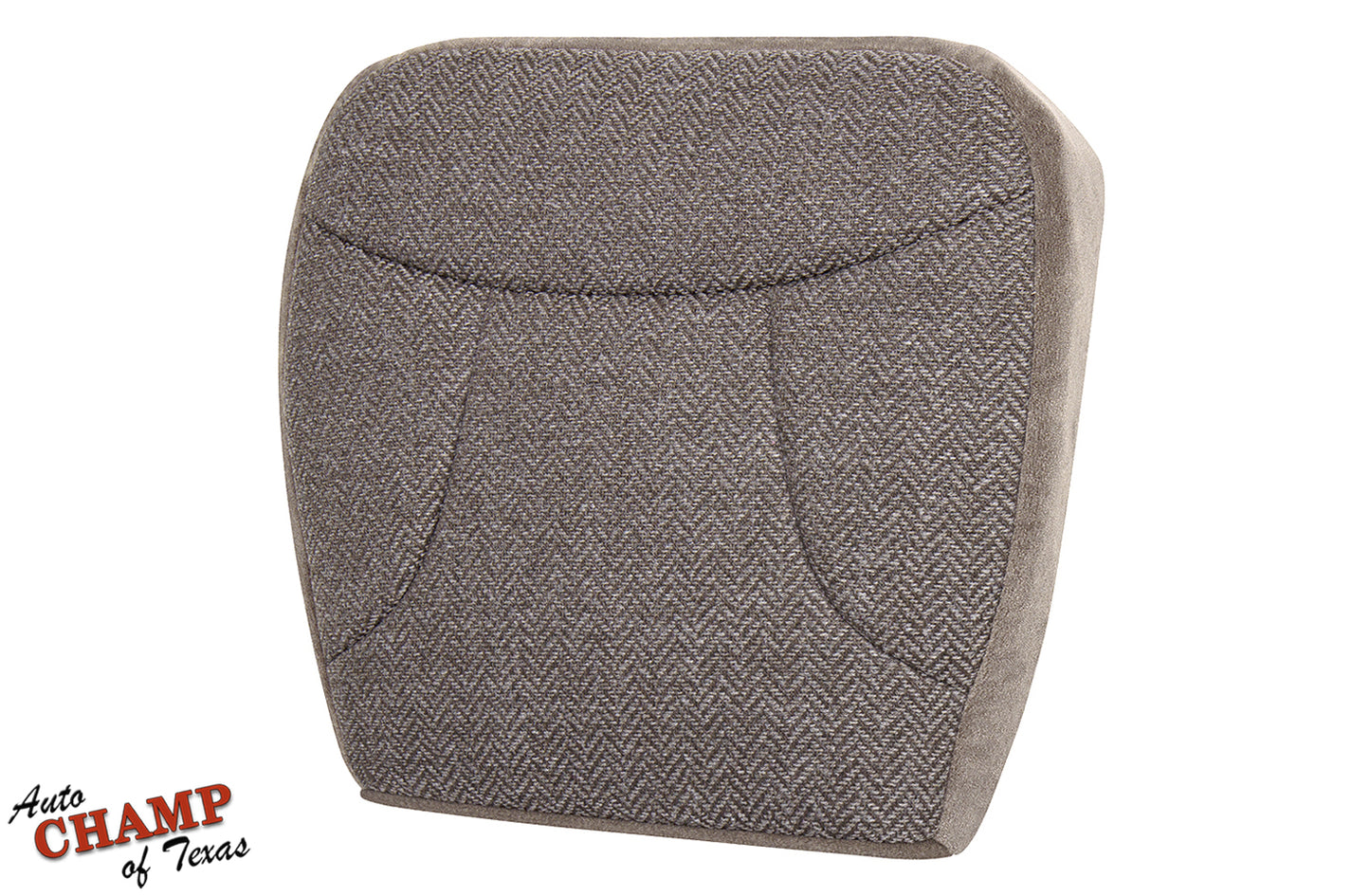 1992-1993 ford bronco xlt driver side bottom cloth seat cover tan angled view
