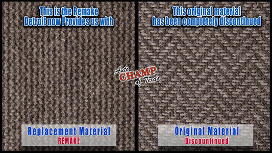 1992-1993 Ford Bronco XLT Driver Side Bottom Cloth Seat Cover Tan