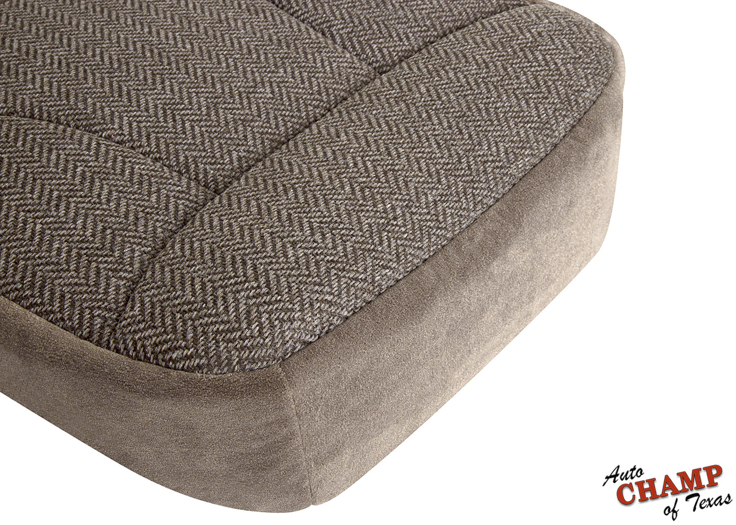 1992-1993 ford bronco xlt driver side bottom cloth seat cover tan cushion