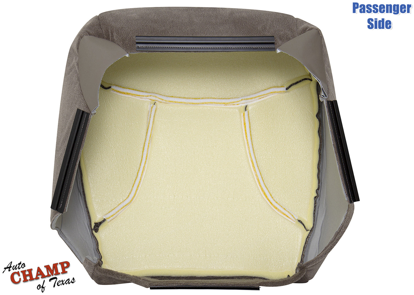 1992-1993 ford bronco xlt passenger side bottom cloth seat cover tan