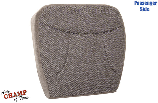 1992-1993 ford bronco xlt passenger side bottom cloth seat cover tan replacement