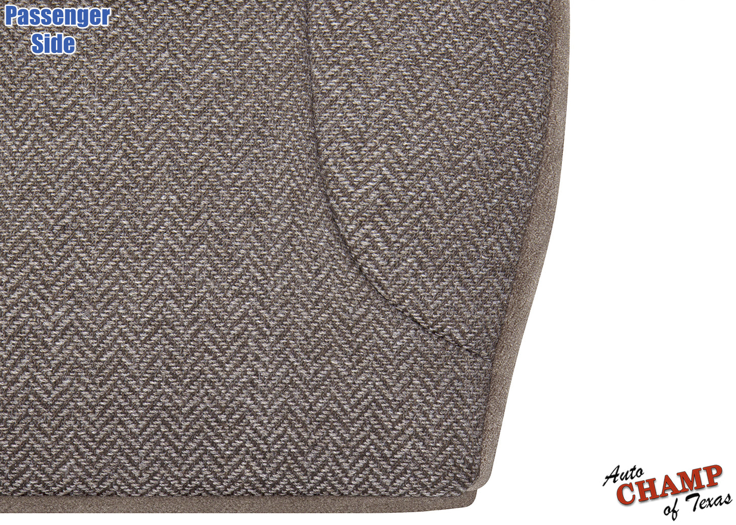 1992-1993 ford bronco xlt passenger side bottom cloth seat cover tan texture