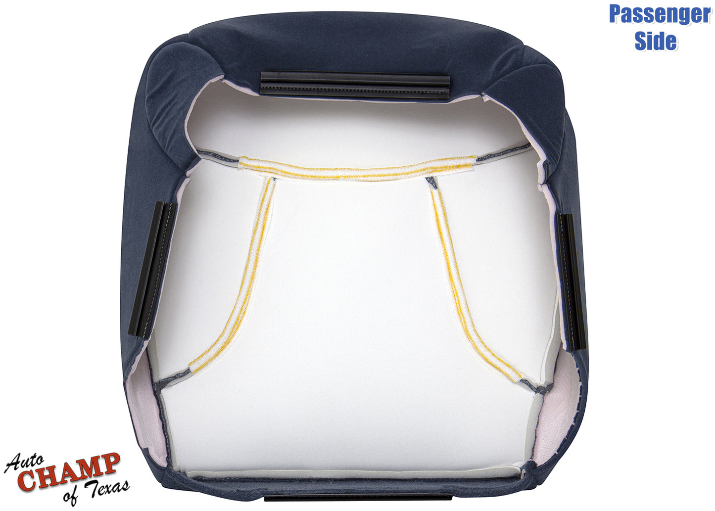 1992-1993 Ford Bronco XLT passenger side bottom replacement seat cover blue
