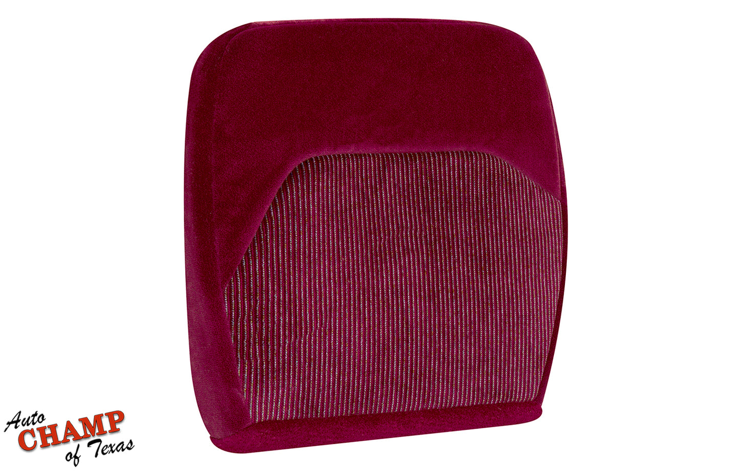 bench seat red cloth cover ford f550 driver 40 20 40