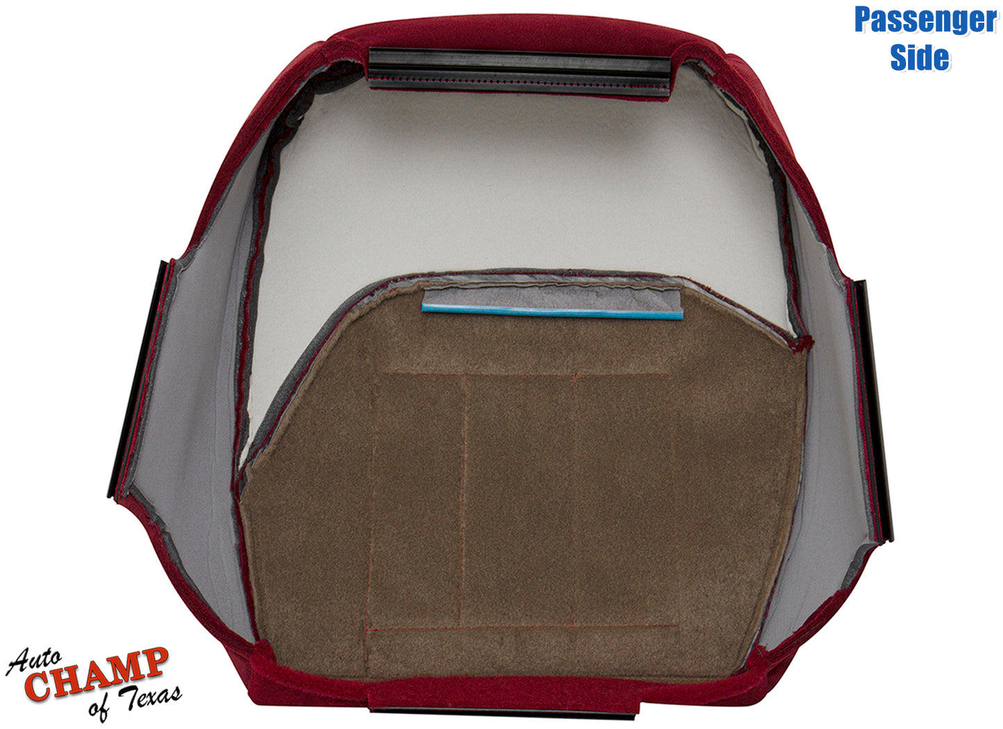 passenger side 40 20 40 seat red cover ford f550 1994 1997