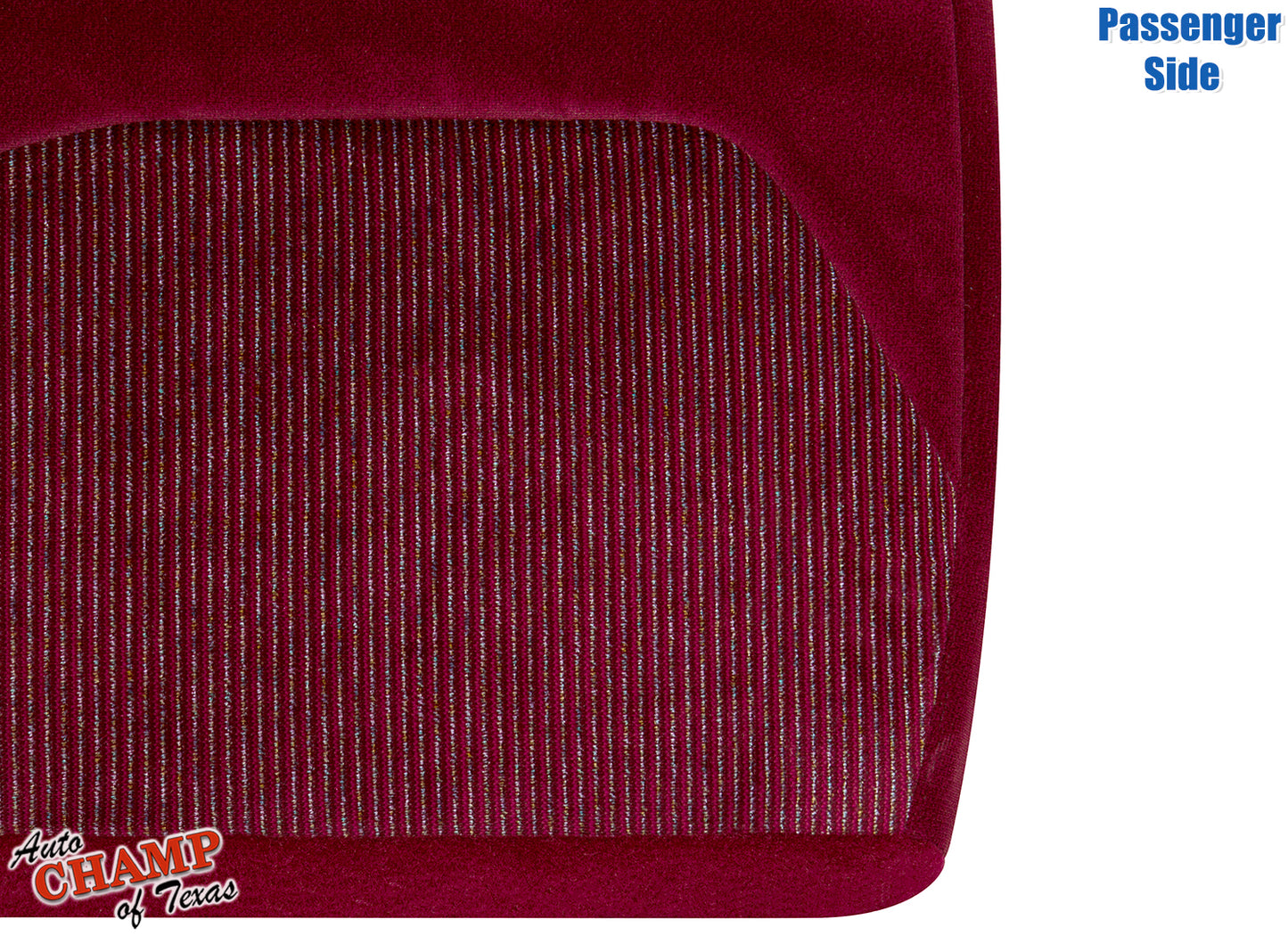 red oem cloth ford f550 passenger bottom seat cover 40 20 40