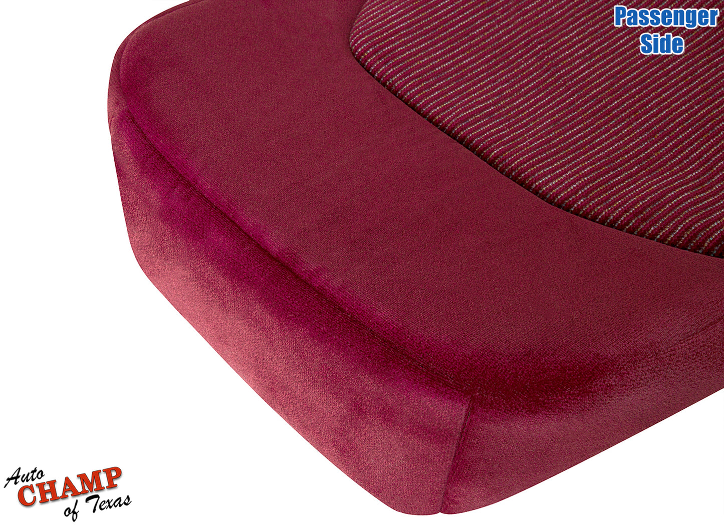 ford f550 red 40 20 40 seat cover cloth passenger side