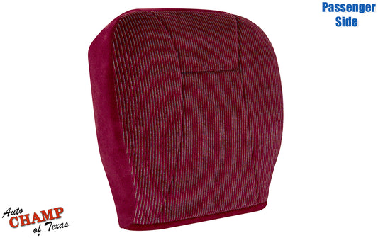 1994 1996 ford bronco xlt red seat cover zoomed view