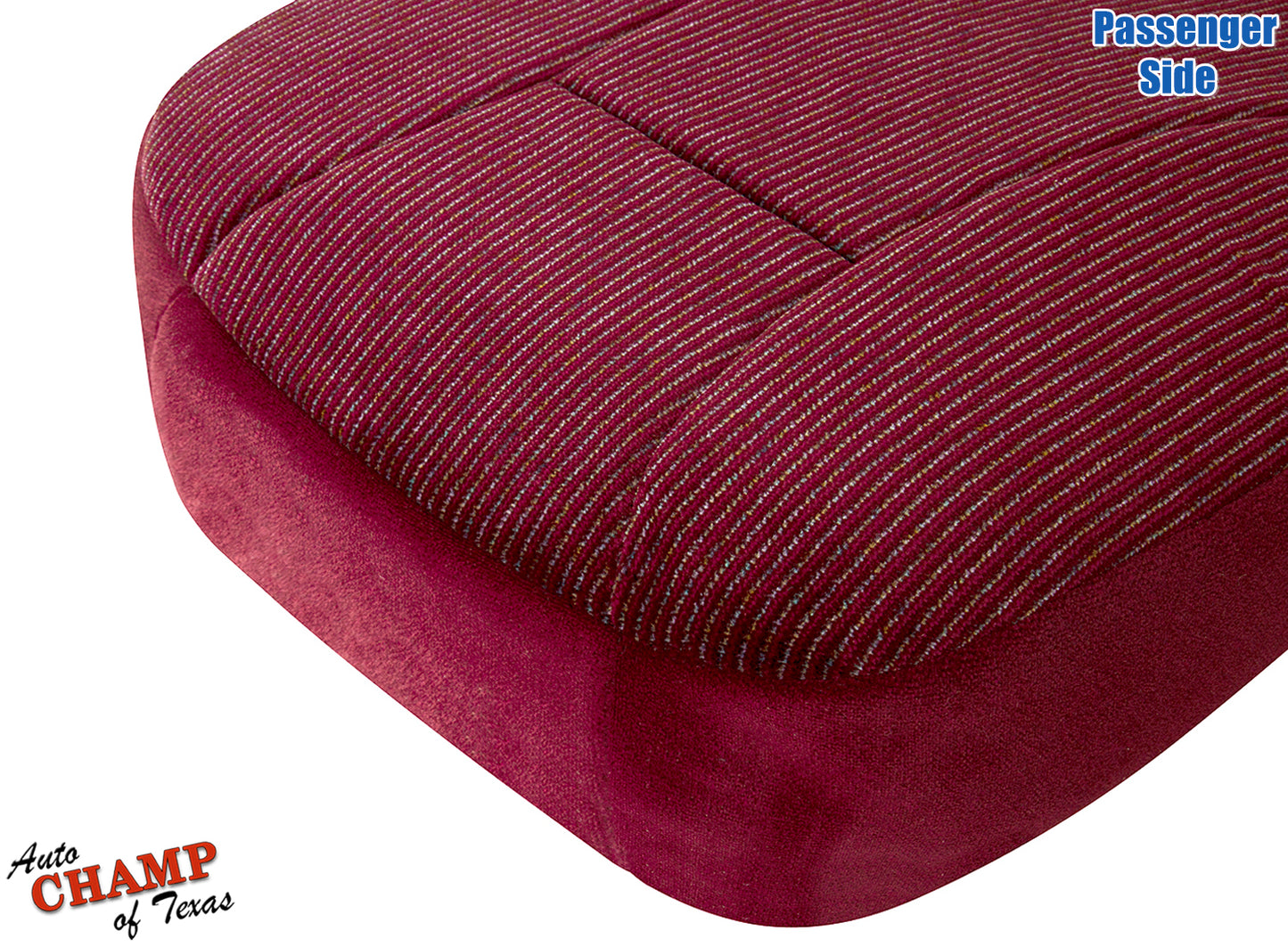 1994 1996 ford bronco xlt red seat cover angle
