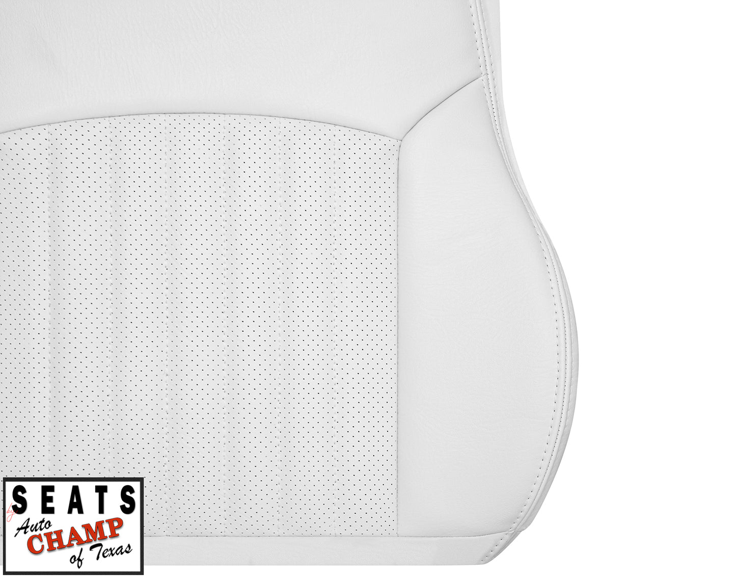 oem white leather seat back panel firebird trans am 1994