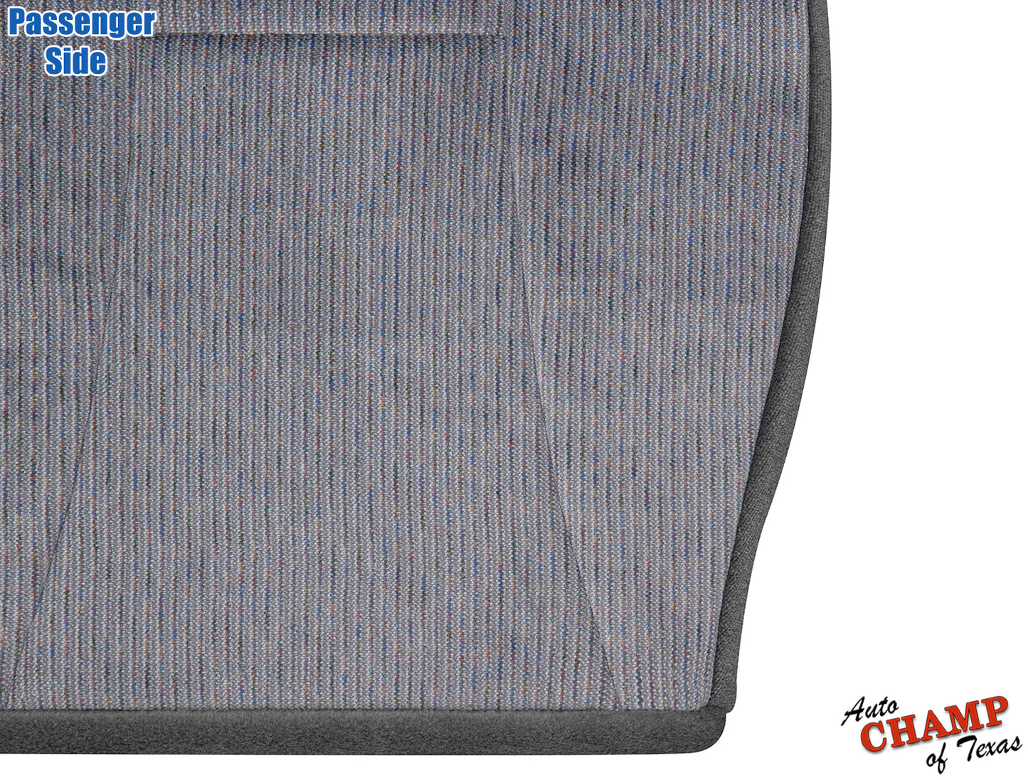 gray 50 50 cloth cover passenger ford f550 seat bottom