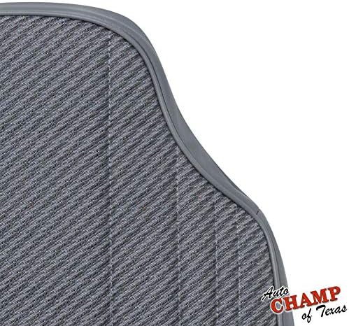 dodge ram 1500 st lean back cloth seat cover gray driver 1994 1997