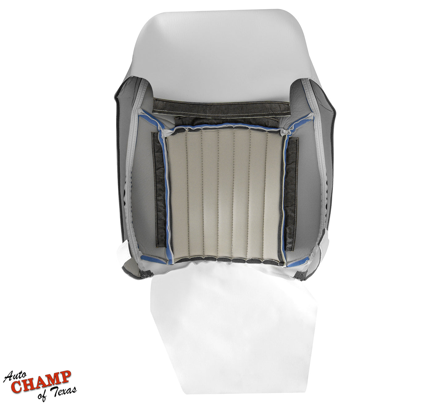 side panel white leather trans am seat lean back