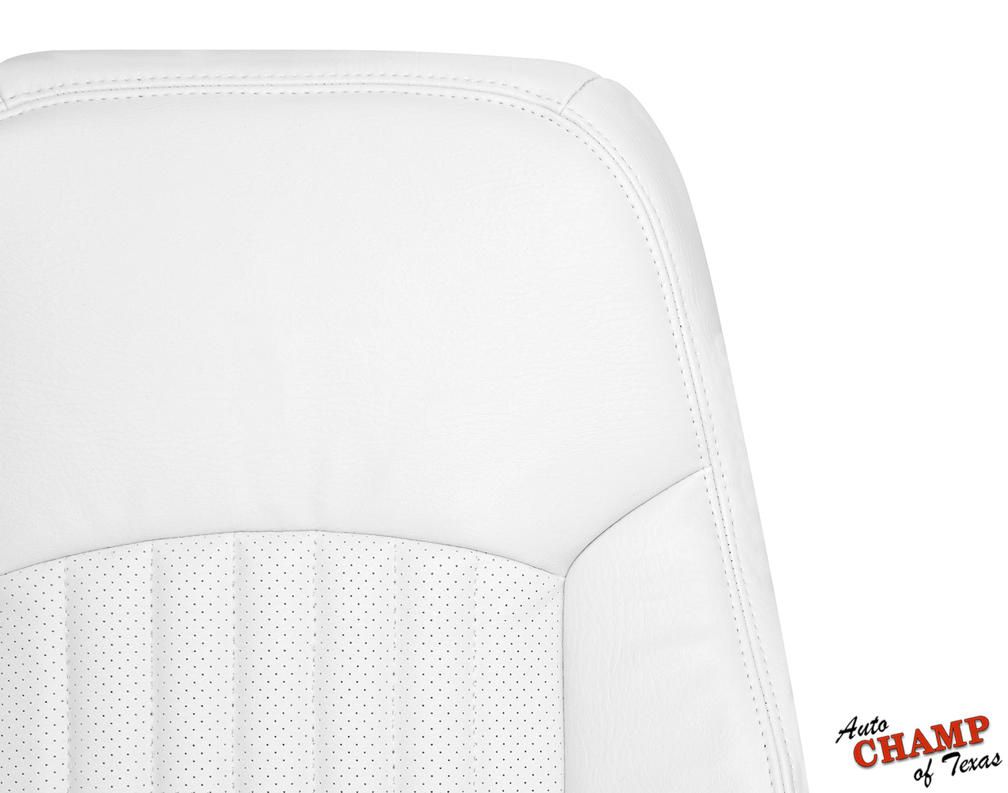 anniversary trans am seat cover lean back white leather
