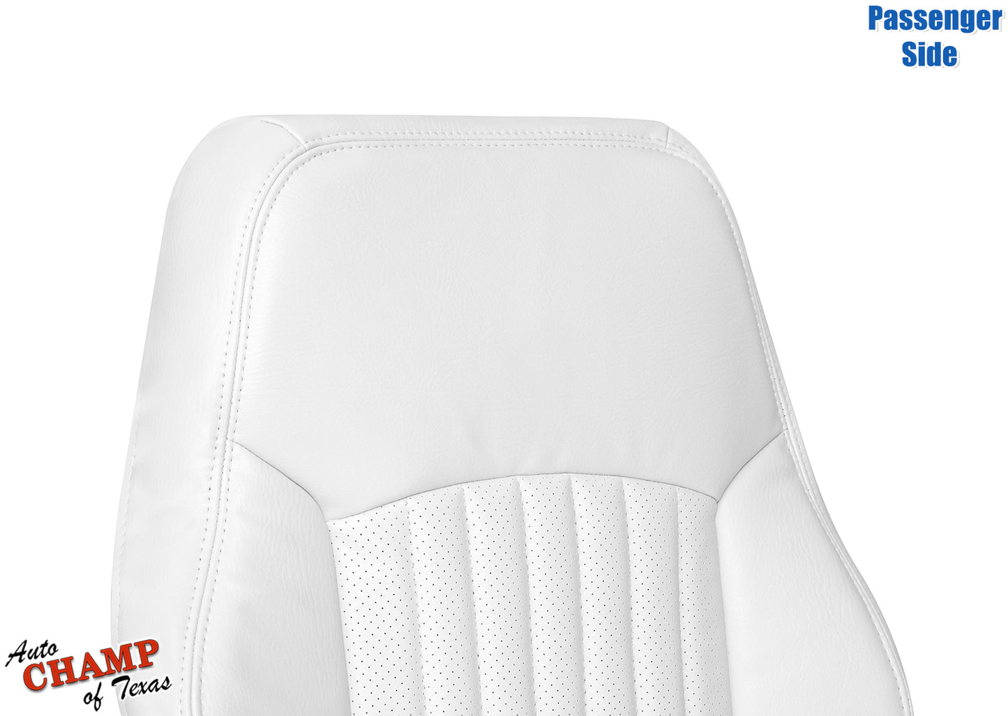 firebird trans am lean back seat cover white perforated