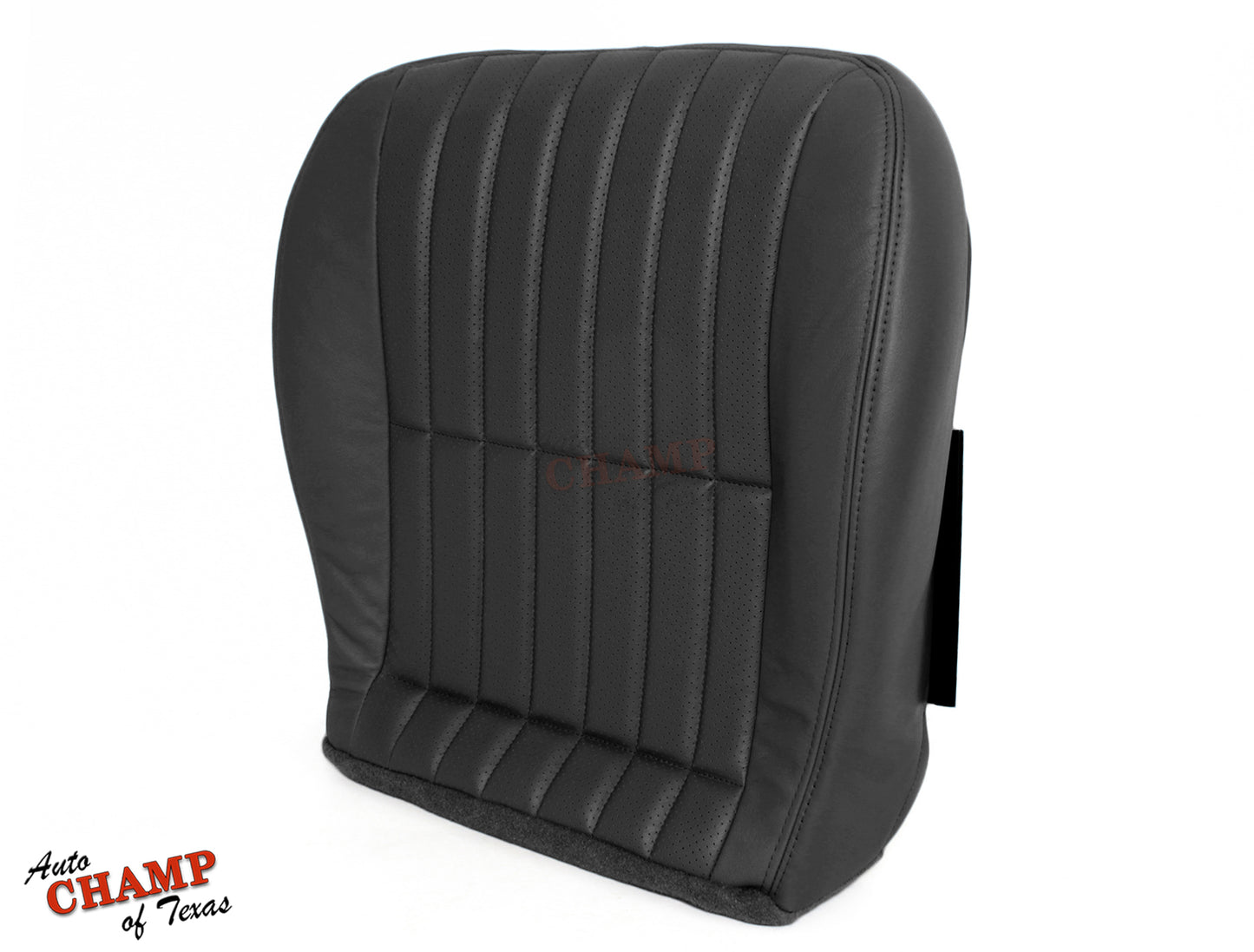 2000–2002 Chevy Camaro Z28 RS SS Driver Bottom Leather Seat Cover Black