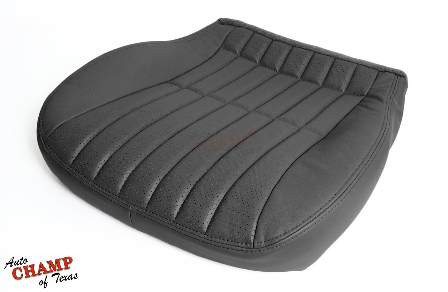2000–2002 Chevy Camaro Z28 RS SS Driver Bottom Leather Seat Cover Black