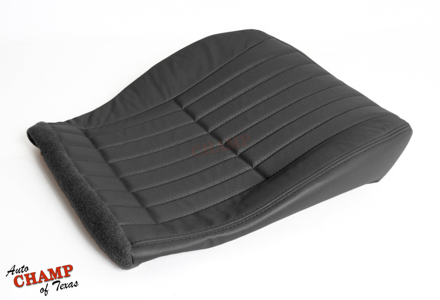 2000–2002 Chevy Camaro Z28 RS SS Driver Bottom Leather Seat Cover Black