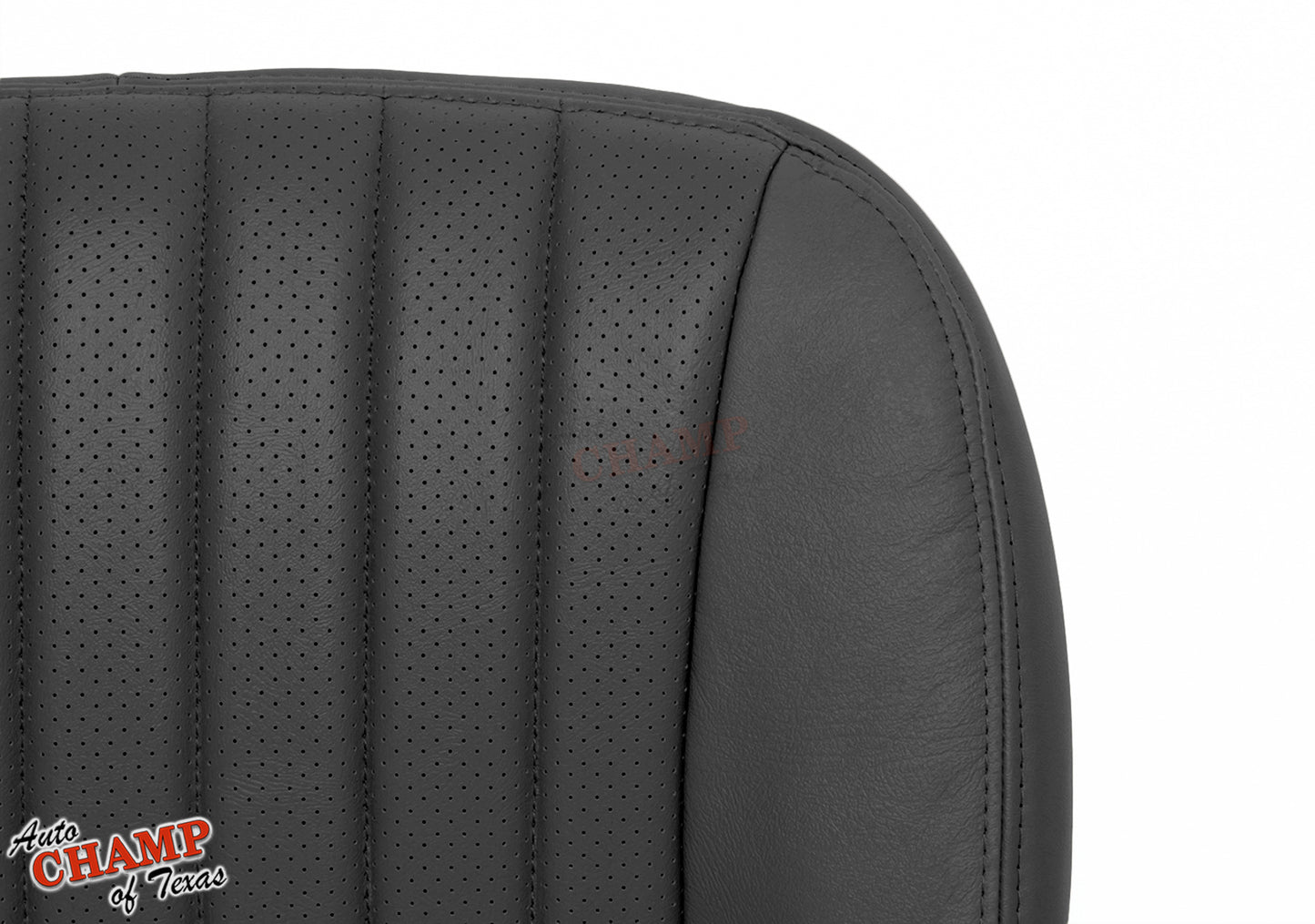 2000–2002 Chevy Camaro Z28 RS SS Driver Bottom Leather Seat Cover Black
