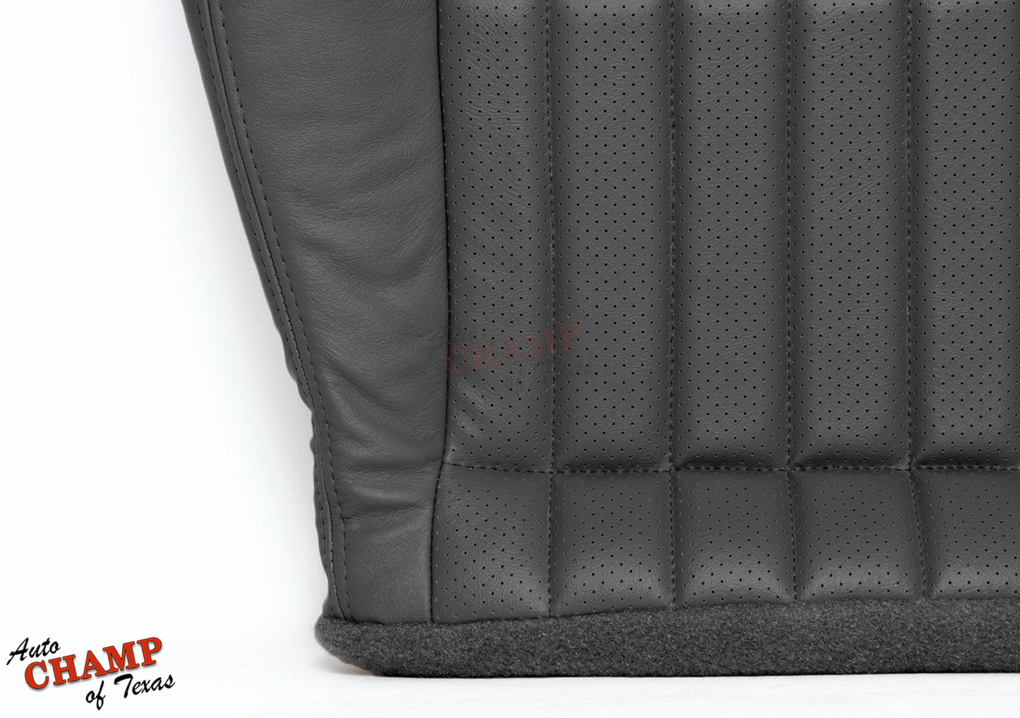 2000–2002 Chevy Camaro Z28 RS SS Driver Bottom Leather Seat Cover Black