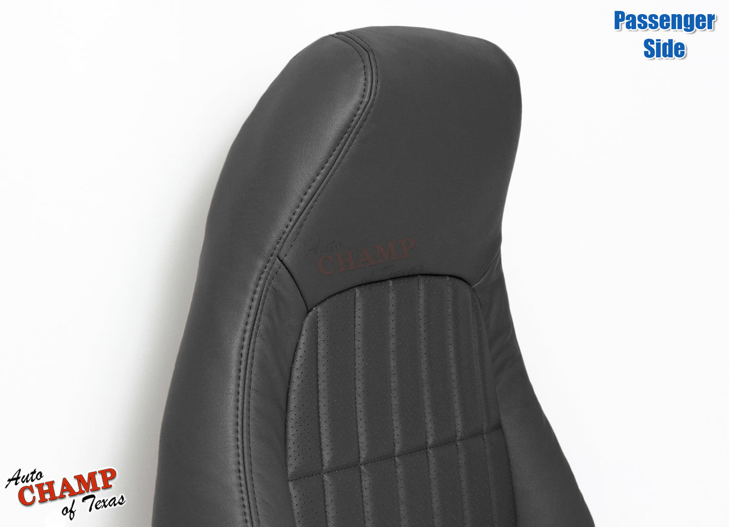 2000-2002 Chevy Camaro Z28 RS SS Passenger Side Lean Back Leather Seat Cover Black