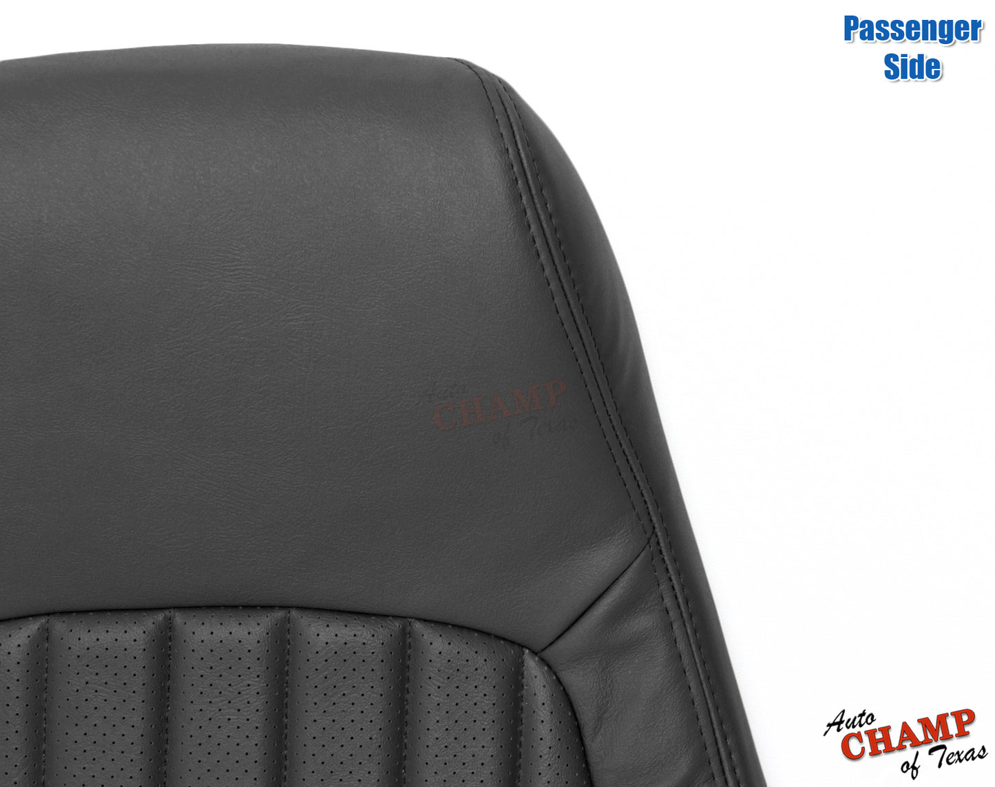 2000-2002 Chevy Camaro Z28 RS SS Passenger Side Lean Back Leather Seat Cover Black