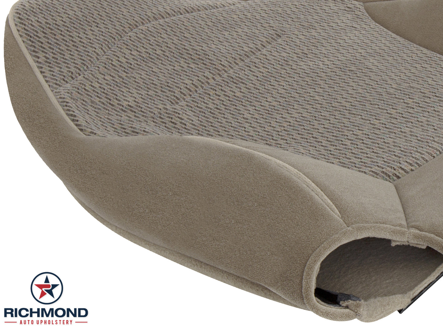 1997-1998 Ford F-150 XLT Driver Side Lean Back Cloth Seat Cover, Tan