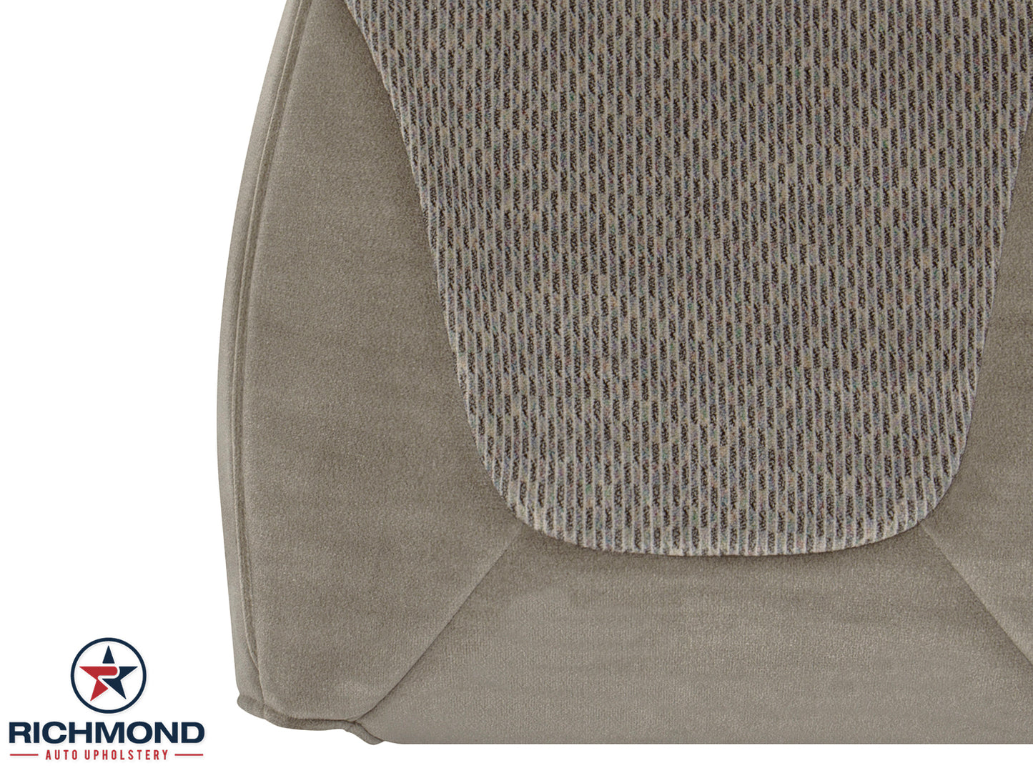 1997-1998 Ford F-150 XLT Driver Side Lean Back Cloth Seat Cover, Tan
