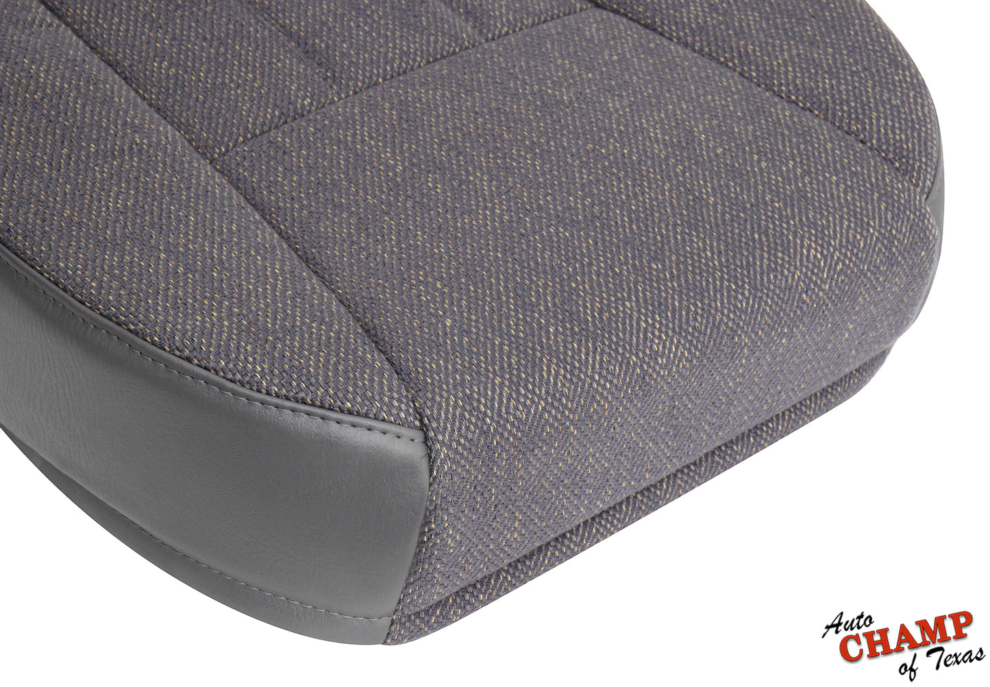 1997 1998 jeep cherokee classic driver side bottom cloth seat cover mist gray rear view