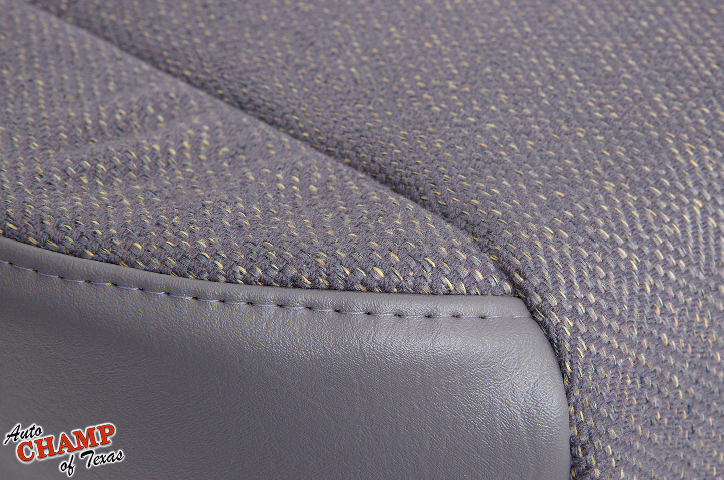 1997 1998 jeep cherokee classic driver side bottom cloth seat cover mist gray fabric side