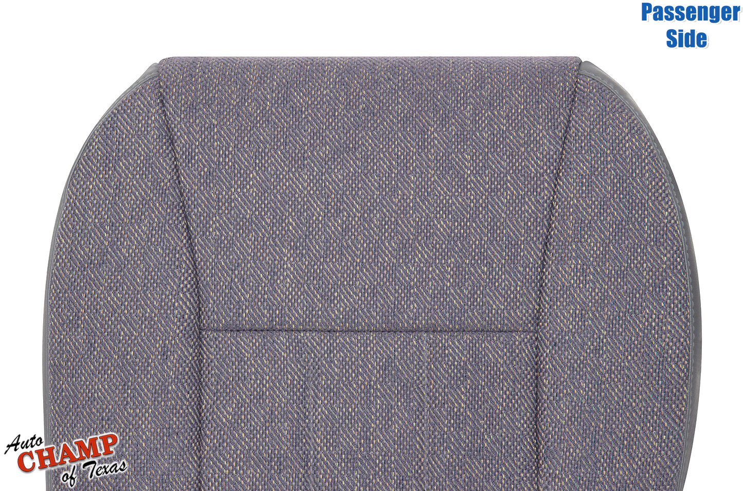 1997-1998 jeep cherokee classic passenger side bottom cloth seat cover mist gray