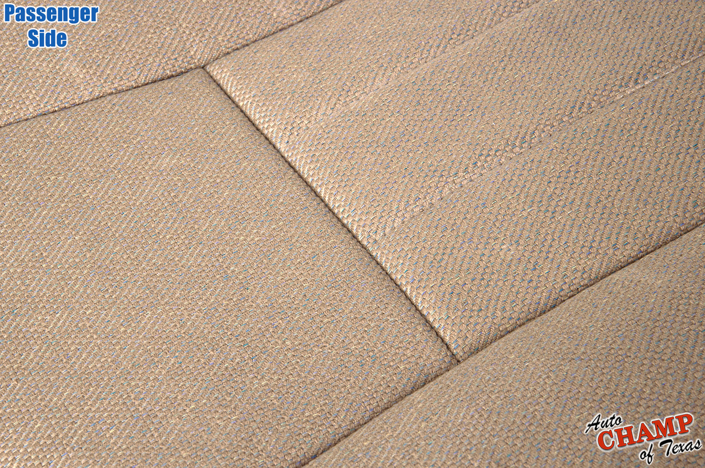 1997-1998 jeep cherokee classic passenger seat cover tan cloth close-up