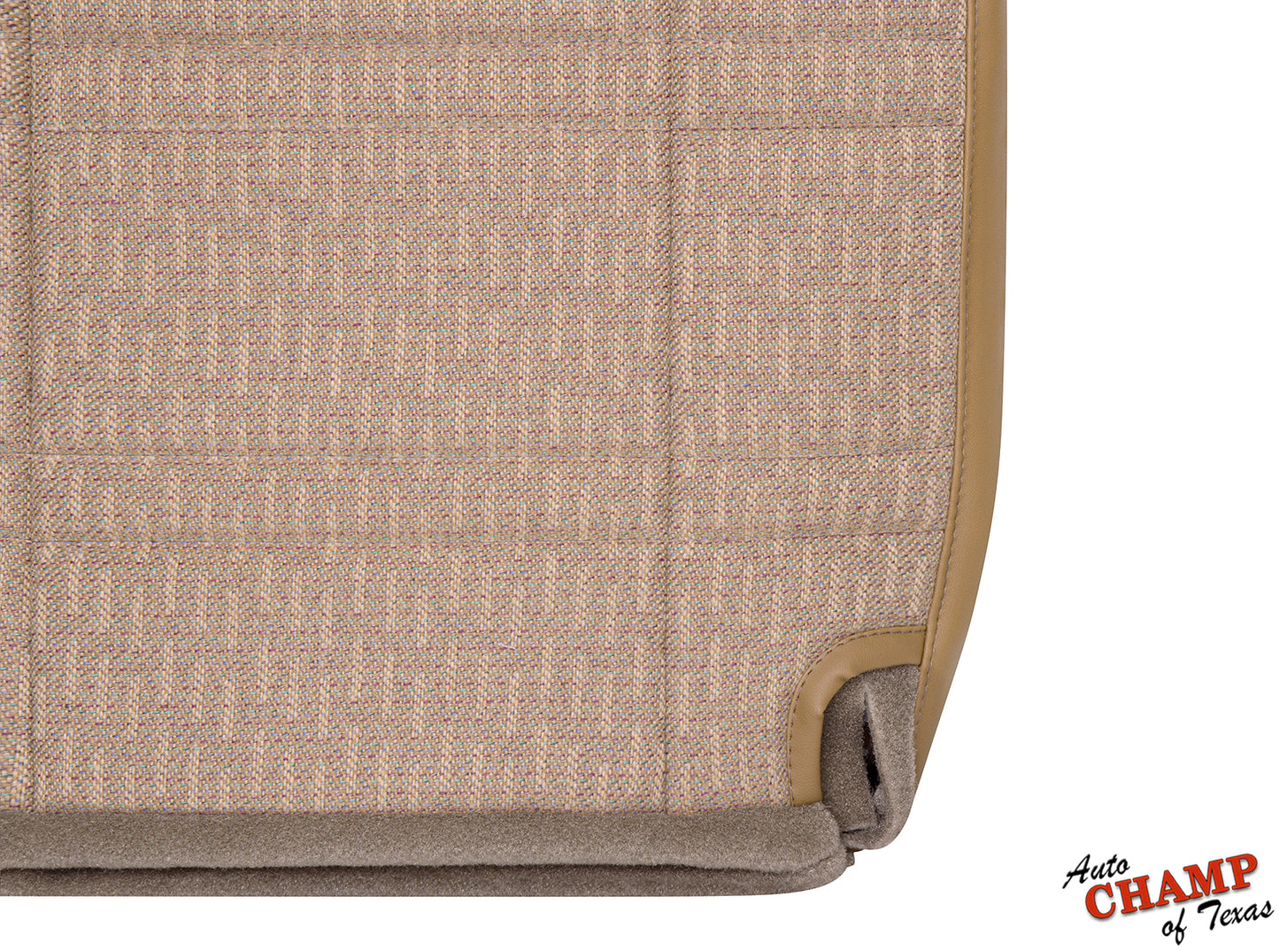 1997 1998 jeep cherokee driver seat cover tan saddle fabric with vinyl trim