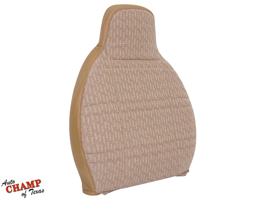 1997-1998 Jeep Cherokee Sport SE driver side lean back seat cover tan saddle side view