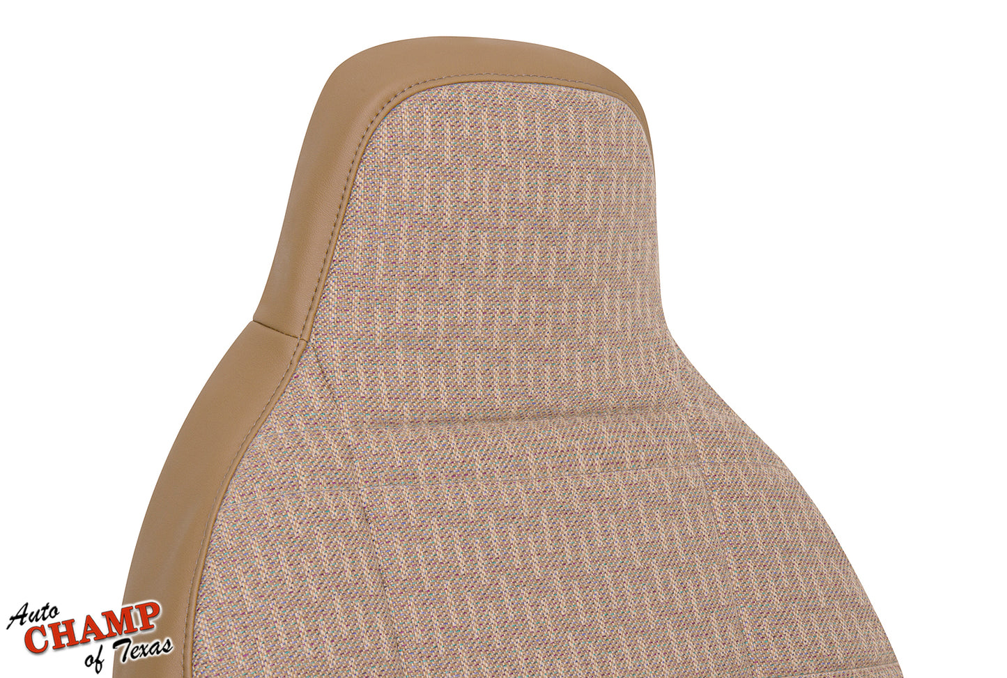 1997-1998 jeep cherokee sport se driver side lean back replacement cloth seat cover tan saddle durable high-quality upholstery auto champ of texas